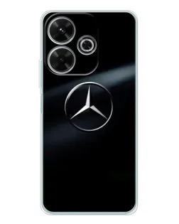 Чехол для Xiaomi Redmi 13 с картинкой «Mercedes на металле» Чехол для Xiaomi Redmi 13 с картинкой «Mercedes на металле»
