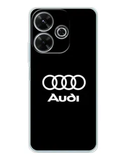 Чехол для Xiaomi Redmi 13 с картинкой «Классическое лого Audi» Чехол для Xiaomi Redmi 13 с картинкой «Классическое лого Audi»