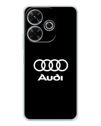Чехол для Xiaomi Redmi 13 с картинкой «Классическое лого Audi»