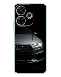 Чехол для Xiaomi Redmi 13 с картинкой «Audi — детализация кузова» Чехол для Xiaomi Redmi 13 с картинкой «Audi — детализация кузова»