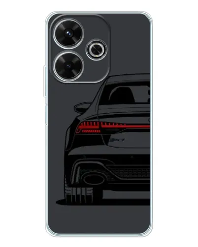 Чехол для Xiaomi Redmi 13 с картинкой «Задняя часть Audi — арт»
