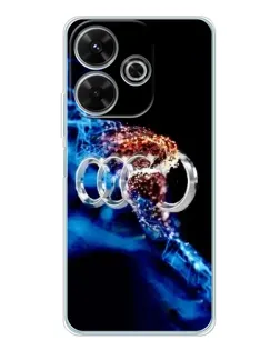 Чехол для Xiaomi Redmi 13 с картинкой «Энергия лого Audi»