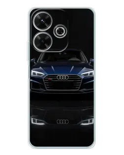 Чехол для Xiaomi Redmi 13 с картинкой «Audi — ночное отражение»