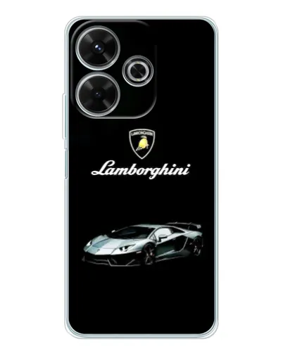 Чохол для Xiaomi Redmi 13 з картинкою «Логотип Lamborghini класика»
