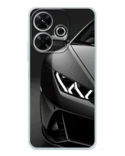 Чохол для Xiaomi Redmi 13 з картинкою «Lamborghini фари деталізація»