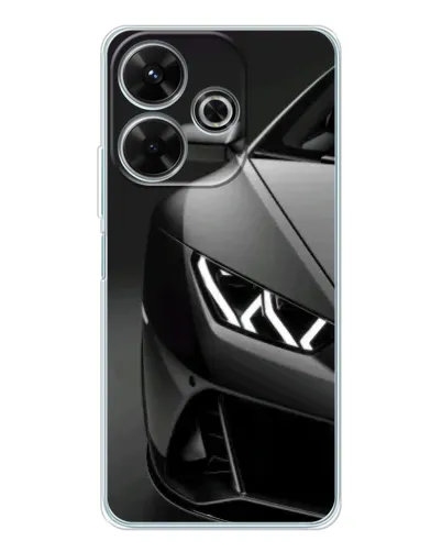 Чохол для Xiaomi Redmi 13 з картинкою «Lamborghini фари деталізація»