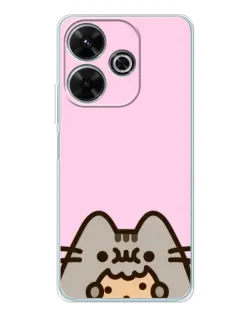 Чохол для Xiaomi Redmi 13 з картинкою «Pusheen та печиво» Чохол для Xiaomi Redmi 13 з картинкою «Pusheen та печиво»