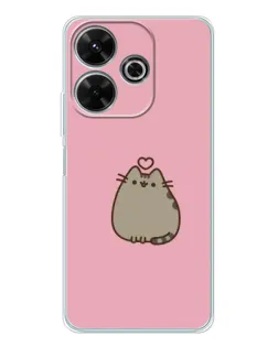 Чохол для Xiaomi Redmi 13 з картинкою «Pusheen серце» Чохол для Xiaomi Redmi 13 з картинкою «Pusheen серце»