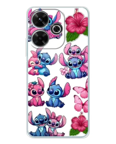 Чохол для Xiaomi Redmi 13 з картинкою «Стікери Stitch та Angel» Чохол для Xiaomi Redmi 13 з картинкою «Стікери Stitch та Angel»