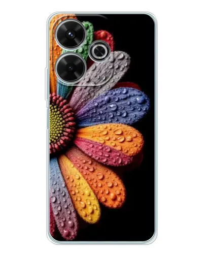 Чохол для Xiaomi Redmi 13 з картинкою «Райдужна квітка» Чохол для Xiaomi Redmi 13 з картинкою «Райдужна квітка»