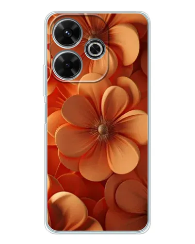 Чохол для Xiaomi Redmi 13 з картинкою «Помаранчева макро квітка» Чохол для Xiaomi Redmi 13 з картинкою «Помаранчева макро квітка»