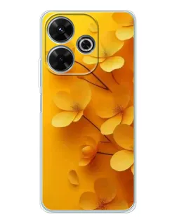 Чохол для Xiaomi Redmi 13 з картинкою «Золоті пелюстки» Чохол для Xiaomi Redmi 13 з картинкою «Золоті пелюстки»