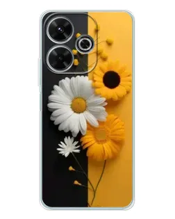 Чохол для Xiaomi Redmi 13 з картинкою «Соняшник та ромашка» Чохол для Xiaomi Redmi 13 з картинкою «Соняшник та ромашка»