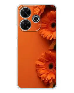 Чохол для Xiaomi Redmi 13 з картинкою «Помаранчеві гербери» Чохол для Xiaomi Redmi 13 з картинкою «Помаранчеві гербери»