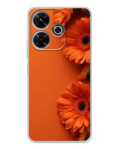 Чохол для Xiaomi Redmi 13 з картинкою «Помаранчеві гербери» Чохол для Xiaomi Redmi 13 з картинкою «Помаранчеві гербери»