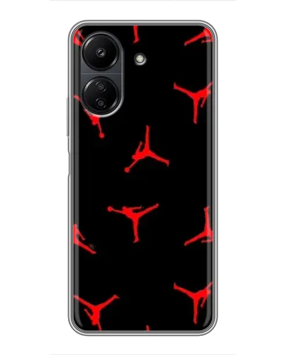 Чехол для Xiaomi Redmi 13C с картинкой «Jordan Red Pattern» Чехол для Xiaomi Redmi 13C с картинкой «Jordan Red Pattern»