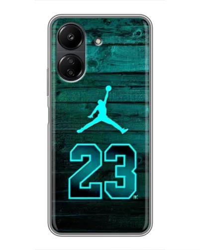 Чехол для Xiaomi Redmi 13C с картинкой «Jordan Cyan 23» Чехол для Xiaomi Redmi 13C с картинкой «Jordan Cyan 23»