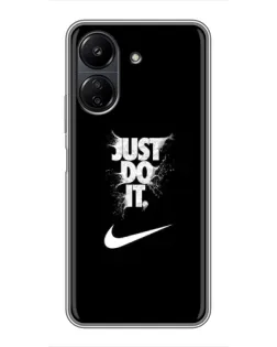Чехол для Xiaomi Redmi 13C с картинкой «Текстовый принт Nike» Чехол для Xiaomi Redmi 13C с картинкой «Текстовый принт Nike»