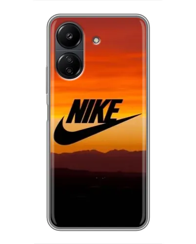 Чехол для Xiaomi Redmi 13C с картинкой «Nike — вечерний горизонт»
