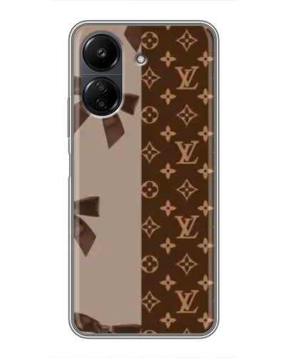 Чехол для Xiaomi Redmi 13C с картинкой «Louis Vuitton — банты»
