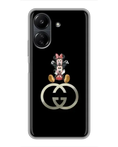 Чехол для Xiaomi Redmi 13C с картинкой «Минни Маус на лого» Чехол для Xiaomi Redmi 13C с картинкой «Минни Маус на лого»