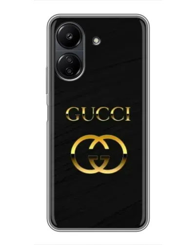 Чехол для Xiaomi Redmi 13C с картинкой «Золотой логотип Gucci» Чехол для Xiaomi Redmi 13C с картинкой «Золотой логотип Gucci»