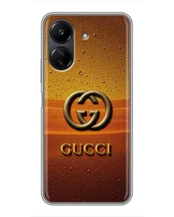 Чехол для Xiaomi Redmi 13C с картинкой «Gucci — солнечный градиент» Чехол для Xiaomi Redmi 13C с картинкой «Gucci — солнечный градиент»
