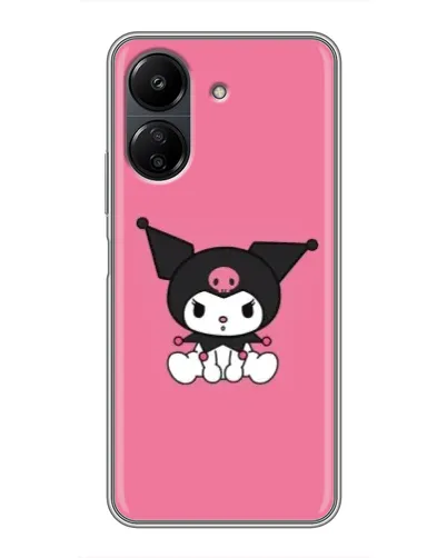 Чехол для Xiaomi Redmi 13C с картинкой «Хмурая Kuromi»