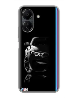 Чехол для Xiaomi Redmi 13C с картинкой «Силуэт BMW в темноте» Чехол для Xiaomi Redmi 13C с картинкой «Силуэт BMW в темноте»