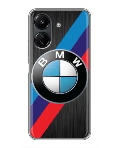 Чехол для Xiaomi Redmi 13C с картинкой «BMW M-stripes стиль»