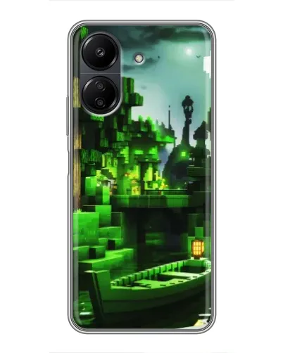 Чехол для Xiaomi Redmi 13C с картинкой «Minecraft лесной пейзаж» Чехол для Xiaomi Redmi 13C с картинкой «Minecraft лесной пейзаж»