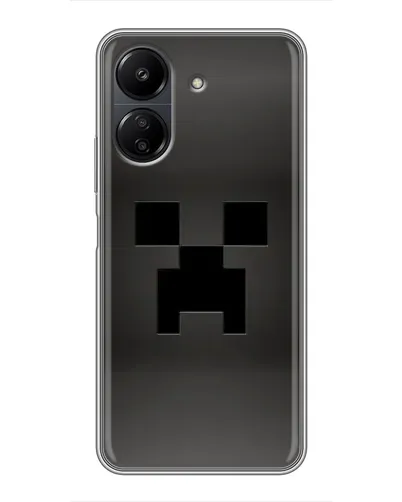 Чехол для Xiaomi Redmi 13C с картинкой «Черный крипер градиент» Чехол для Xiaomi Redmi 13C с картинкой «Черный крипер градиент»