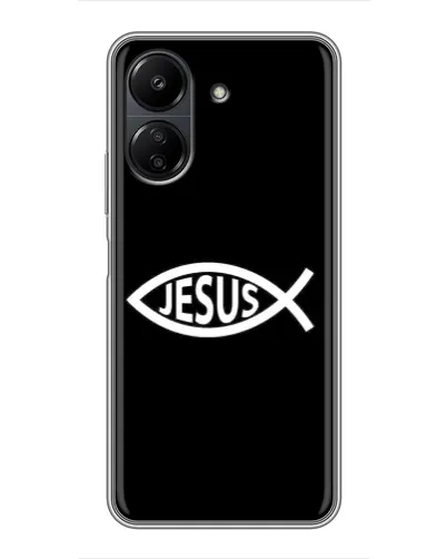 Чехол для Xiaomi Redmi 13C с картинкой «Классический Jesus»