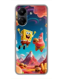 Чехол для Xiaomi Redmi 13C с картинкой «Космический фастфуд» Чехол для Xiaomi Redmi 13C с картинкой «Космический фастфуд»