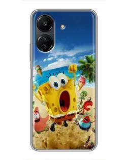Чехол для Xiaomi Redmi 13C с картинкой «Развлечения на пляже»