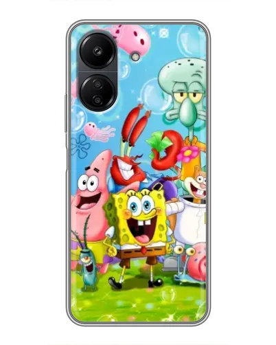 Чехол для Xiaomi Redmi 13C с картинкой «Губка Боб и друзья» Чехол для Xiaomi Redmi 13C с картинкой «Губка Боб и друзья»