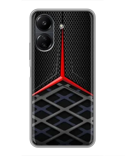 Чехол для Xiaomi Redmi 13C с картинкой «Mercedes Carbon Grid»