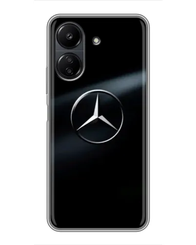 Чехол для Xiaomi Redmi 13C с картинкой «Mercedes на металле» Чехол для Xiaomi Redmi 13C с картинкой «Mercedes на металле»