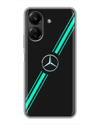 Чехол для Xiaomi Redmi 13C с картинкой «Спортивные линии Mercedes» Чехол для Xiaomi Redmi 13C с картинкой «Спортивные линии Mercedes»