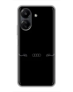 Чохол для Xiaomi Redmi 13C з картинкою «Audi — світловий підпис» Чохол для Xiaomi Redmi 13C з картинкою «Audi — світловий підпис»