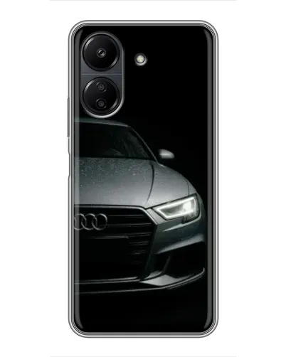 Чехол для Xiaomi Redmi 13C с картинкой «Audi — детализация кузова»