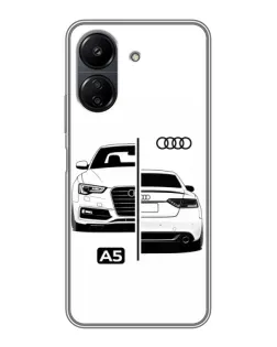 Чохол для Xiaomi Redmi 13C з картинкою «Audi — контрастний дизайн» Чохол для Xiaomi Redmi 13C з картинкою «Audi — контрастний дизайн»