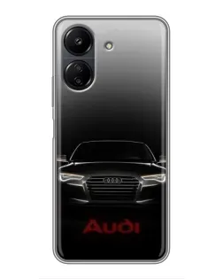 Чохол для Xiaomi Redmi 13C з картинкою «Audi — градієнтний контур» Чохол для Xiaomi Redmi 13C з картинкою «Audi — градієнтний контур»