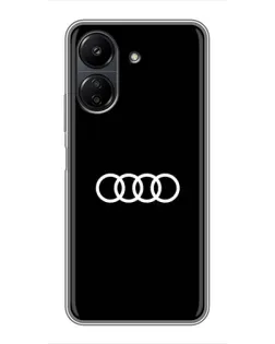 Чохол для Xiaomi Redmi 13C з картинкою «Audi White Logo» Чохол для Xiaomi Redmi 13C з картинкою «Audi White Logo»