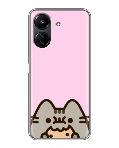 Чехол для Xiaomi Redmi 13C с картинкой «Pusheen и печенье» Чехол для Xiaomi Redmi 13C с картинкой «Pusheen и печенье»