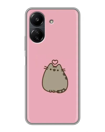 Чехол для Xiaomi Redmi 13C с картинкой «Pusheen сердце» Чехол для Xiaomi Redmi 13C с картинкой «Pusheen сердце»