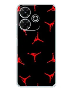Чехол для Xiaomi Redmi 13x с картинкой «Jordan Red Pattern» Чехол для Xiaomi Redmi 13x с картинкой «Jordan Red Pattern»