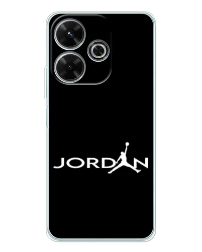 Чехол для Xiaomi Redmi 13x с картинкой «Jordan White Logo» Чехол для Xiaomi Redmi 13x с картинкой «Jordan White Logo»