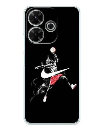 Чехол для Xiaomi Redmi 13x с картинкой «Jordan Jumpman» Чехол для Xiaomi Redmi 13x с картинкой «Jordan Jumpman»