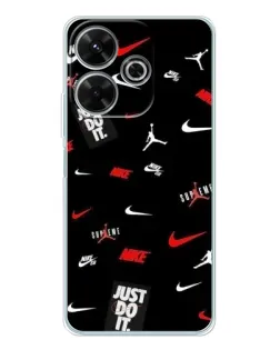 Чехол для Xiaomi Redmi 13x с картинкой «Nike Mix Pattern»
